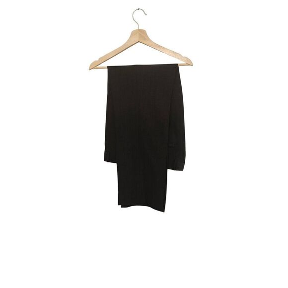 Pronto Uomo Men's Italian Wool Taupe Herringbone 2pcs Suit Size 40L / 34W - Picture 11 of 11